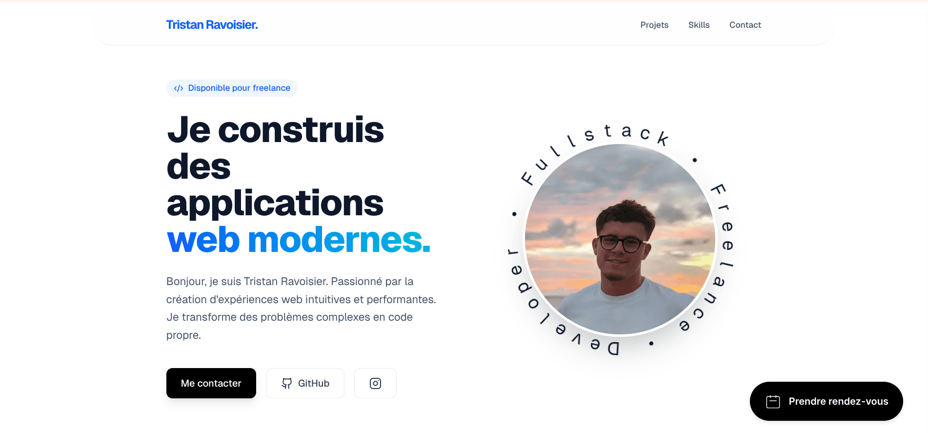 Portfolio Minimaliste